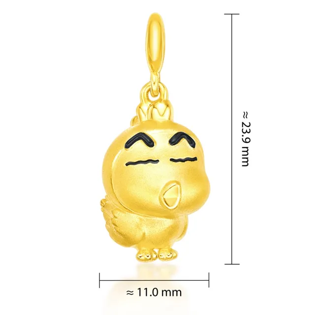 【周大福】蠟筆小新聯名款十二生肖造型黃金吊墜(多款可選)