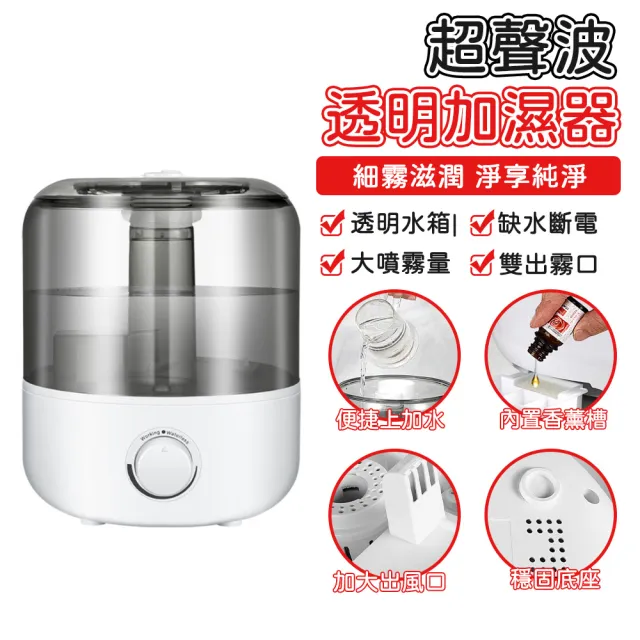 Loha 樂活家 超聲波加濕器(大霧量 水氧機 水霧機 噴霧機 桌上型加濕器 大容量霧化器)