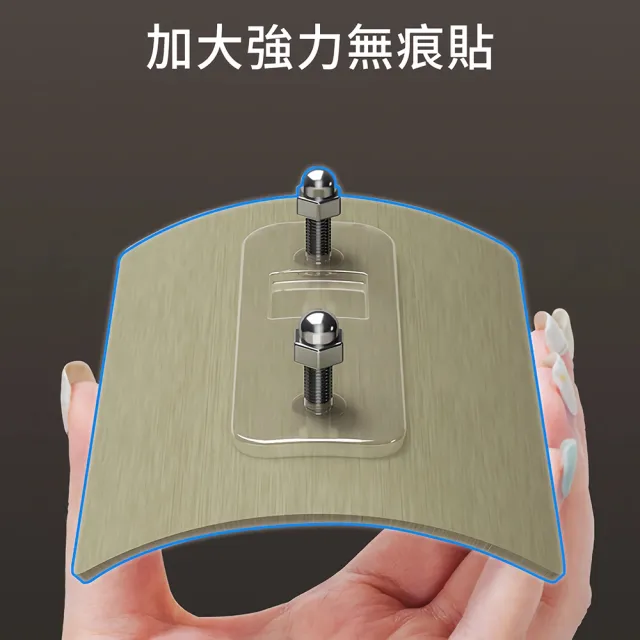 【ANJIELA】2入組 68mm加高護欄 質感白/槍灰 太空鋁方形轉角浴室收納架 強力無痕貼 瓶罐架廚房置物架
