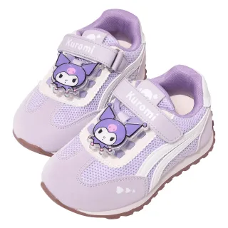 【Ann’S】Ann’S正版三麗鷗授權-KUROMI酷洛米 閃燈防臭超軟同鞋學步鞋1cm(紫)