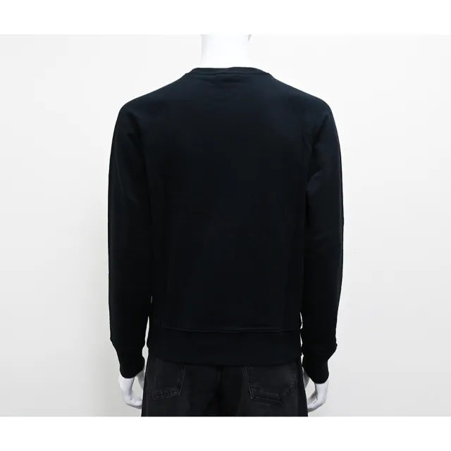 【Maison Kitsune】Maison Kitsune 狐狸插肩袖合身大學T(女款/黑)