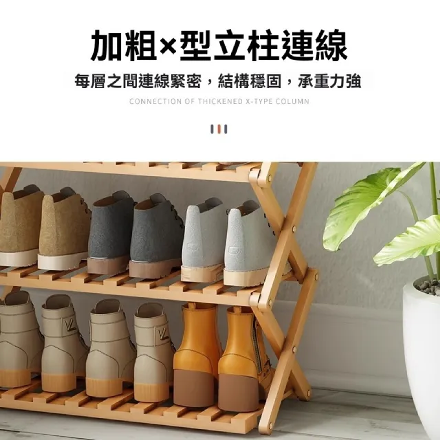 【臻品購】折疊鞋架 家用門口簡易小窄多層鞋櫃(免安裝展開即用 收納省空間 加粗加厚)
