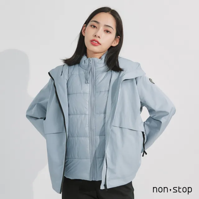 【non-stop】機能可拆式鋪棉外套-2色