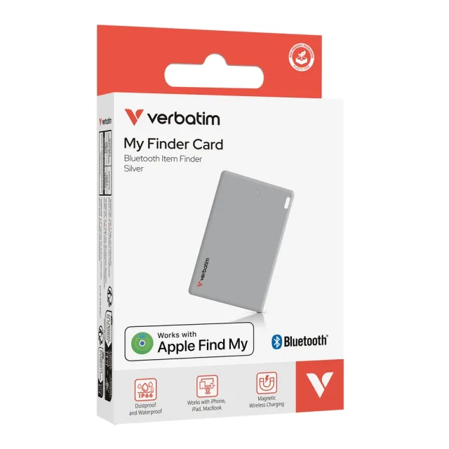 【Verbatim 威寶】MyFinder Card 藍牙追蹤器 1入裝(MyFinder 藍牙防丟器 追蹤器 Tracker)