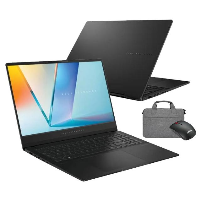 【ASUS 華碩】筆電包/滑鼠組★15.6吋Ryzen AI 9輕薄筆電(Vivobook S M5506WA/AI 9 365/24G/512GB/W11/OLED)