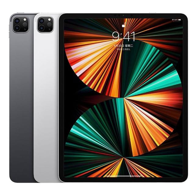 【Apple】A+級福利品 iPad Pro 12.9吋 2021-M1-128G-Cellular版 平板電腦(贈超值配件禮)