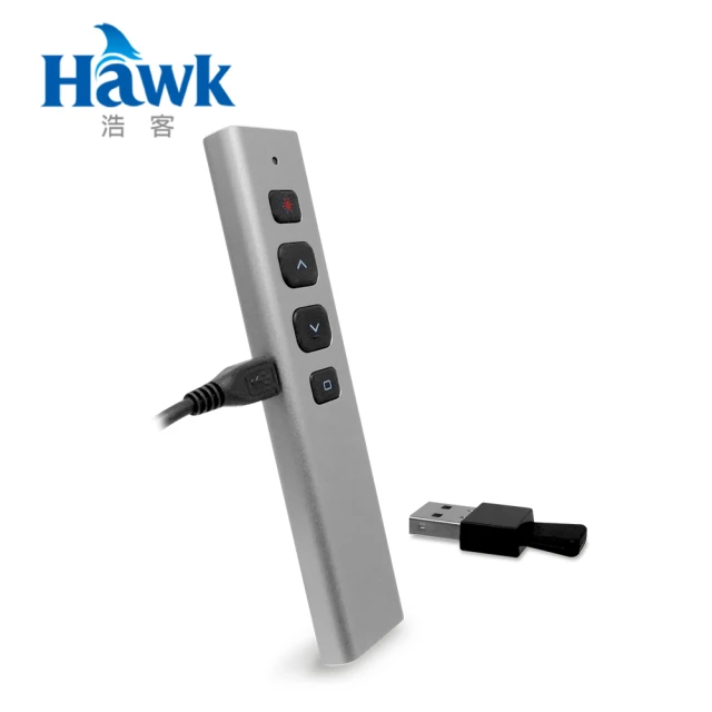 【商務提案的顏值擔當】Hawk R500 影響力無線簡報器：一體成型鋁合金質感、環保充電，千元內最美的極簡翻頁筆