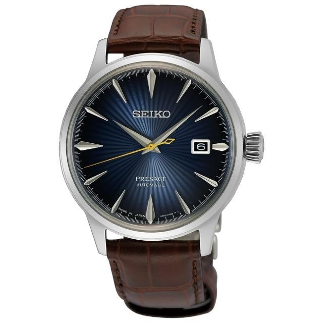【SEIKO 精工】Presage 調酒師41小時動力儲存機械錶  禮物  手錶(SRPK15J1/4R35-01T0U)
