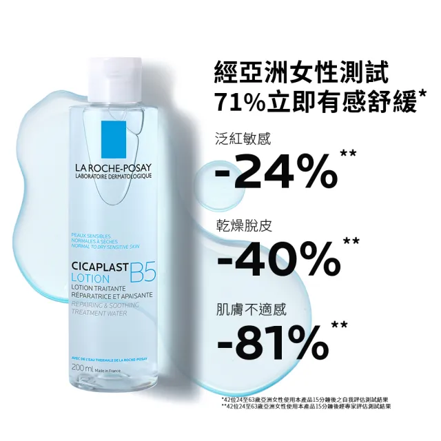 【理膚寶水】雙入組★B5全面修復保濕化妝水200mlx2_A