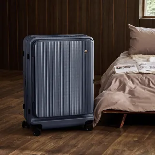 【ALLEZ 奧莉薇閣】29吋 掀旅箱 前開式 大容量可擴充行李箱(AVT21129)