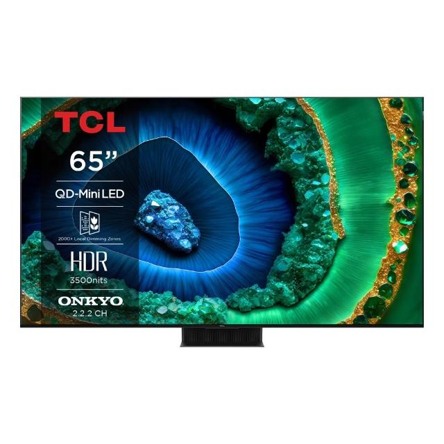 【TCL】65型 4K QD Mini LED 144HZ Google TV 量子智能連網液晶顯示器-基本安裝(65C855)