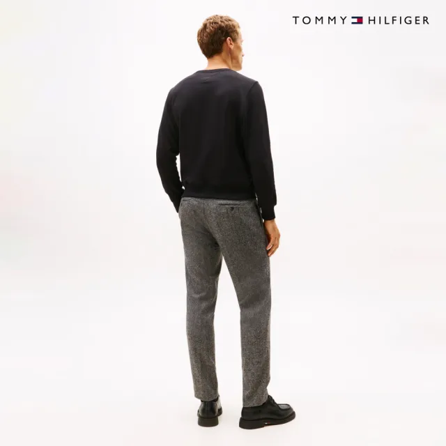 【TOMMY HILFIGER】官方旗艦館基本款圓領衛衣_黑色