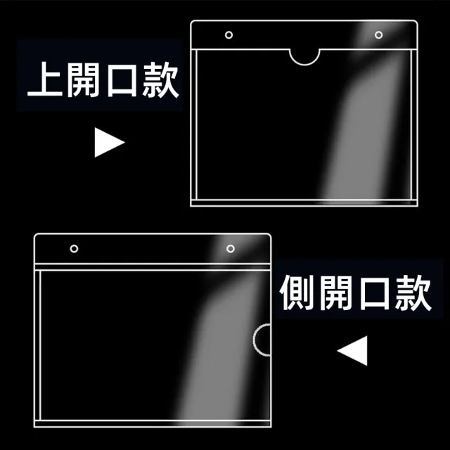【AnDa 安達】亞克力懸掛吊牌 公告欄標簽卡槽可更換A4掛牌A3廣告牌標識牌區域劃分貨架掛牌標識牌(送掛鏈)