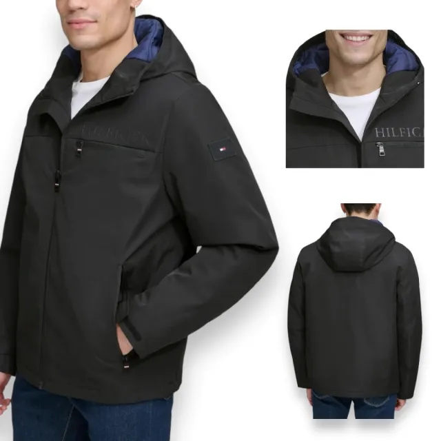 【TOMMY HILFIGER】經典男女款 防風/防潑水/衝鋒風衣外套/秋冬外套/厚款外套(多色任選)
