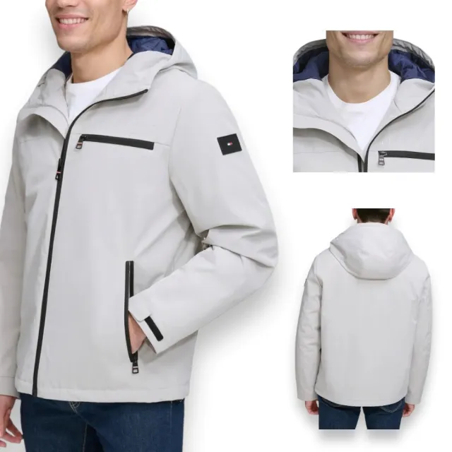 【TOMMY HILFIGER】經典男女款 防風/防潑水/衝鋒風衣外套/秋冬外套/厚款外套(多色任選)