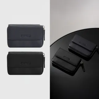 【ROBINMAY】艾斯克真皮零錢卡夾(拉鍊封口/多色任選)