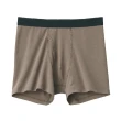 【MUJI 無印良品】男柔滑前開拳擊內褲(深灰 黑色 土藍色 深藍 摩卡棕 棕色)