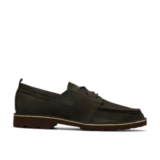 【Clarks】男鞋 Classy Step 輕量馬克船型鞋 休閒鞋 皮鞋(CLM84866C)