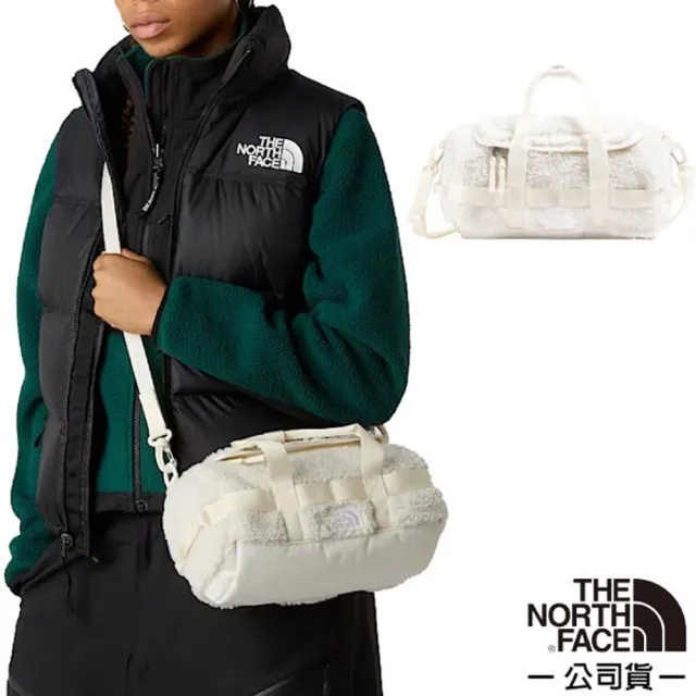 【The North Face】BASE CAMP HIGH PILE MINI BAG 絨毛迷你肩背手提兩用包(8F05-UBO 沙丘白)