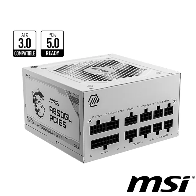 【ZOTAC】顯卡+電源組合★GAMING RTX 5060 Ti 8GB AMP 顯示卡+微星 MAG A850GL PCIE5 WHITE 80PLUS 金牌 電