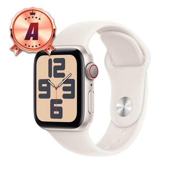 【Apple】A級福利品 Apple Watch SE2 2024 GPS 40mm 鋁金屬錶殼(原廠展示下架/原廠傳輸線)