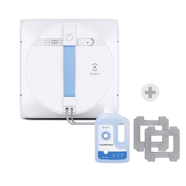 【ECOVACS 科沃斯】耗材組合-WINBOT W1S 智慧極淨擦窗機器人