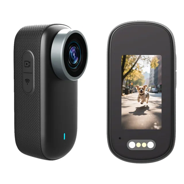 【JINPEI 錦沛】1.5吋螢幕、4K UHD解析度、IP65 磁吸式 EIS防抖、運動錄影 黑色(贈64GB)
