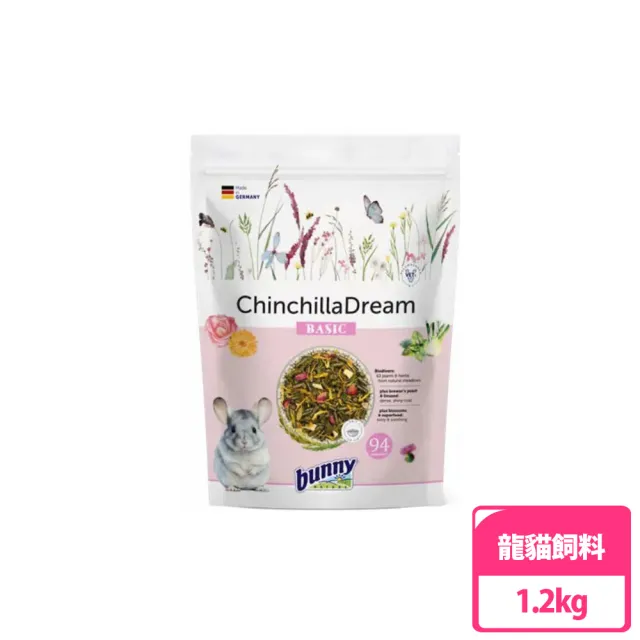 【Bunny Nature 德國邦尼】龍貓小顆粒圓柱無糖配方1.2kg(龍貓/飼料/乾糧)