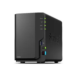 【Synology 群暉科技】UPS組搭16TBx2★硬碟DS223 2Bay NAS 網路儲存伺服器