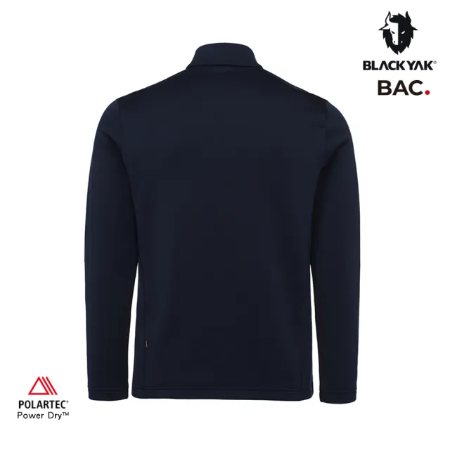 【BLACKYAK】男 POLARTEC POWERDRY刷毛長袖半開襟(兩色可選)BYEB2MC905(秋冬 保暖 半開襟 長袖上衣)