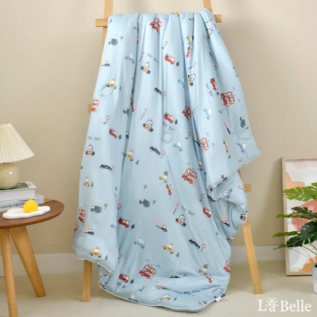 【Great Living 格蕾寢飾】La Belle 海島針織棉可水洗兒童抗菌暖暖被105x135cm(冬被/棉被 多款)