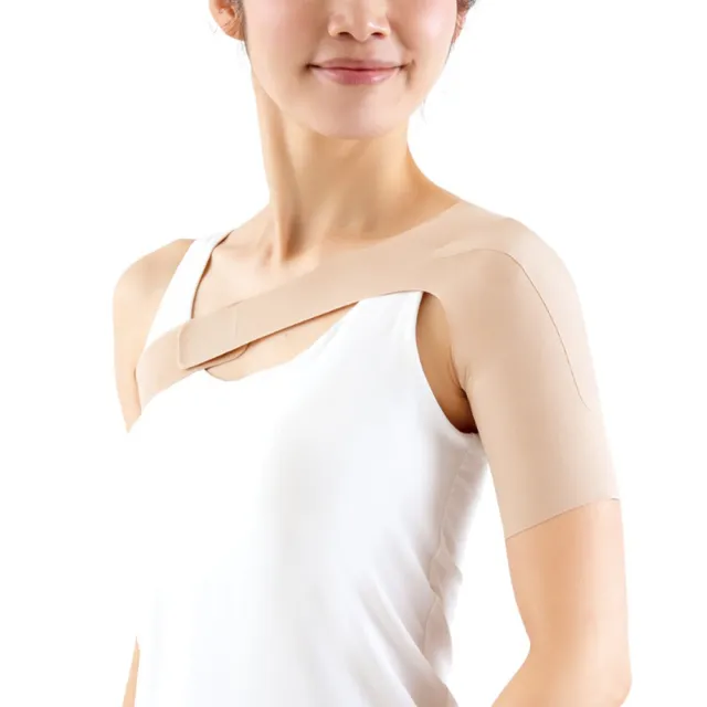 【ALPHAX】日本製 醫護超彈性肩部支撐帶 一入(護肩 護肩帶 肩膀護具 運動護肩)
