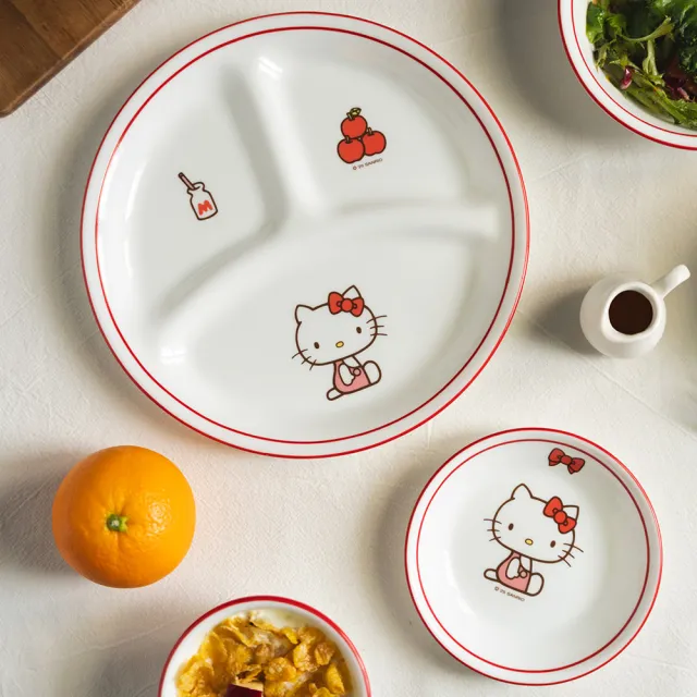【CorelleBrands 康寧餐具】Hello Kitty 全套餐具六件收藏組