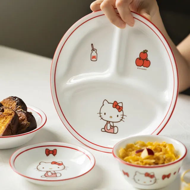 【CorelleBrands 康寧餐具】Hello Kitty 全套餐具六件收藏組