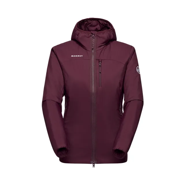 【Mammut 長毛象】Rime IN Hooded Jacket AF W 保暖繩化纖連帽外套 葡萄酒紅 女款 #1013-04120