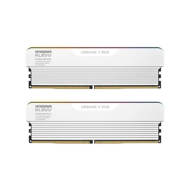 【KLEVV 科賦】URBANE V RGB DDR5 6000 16GBx2 電競超頻桌上型記憶體(KD5AGUA80-60A300M)