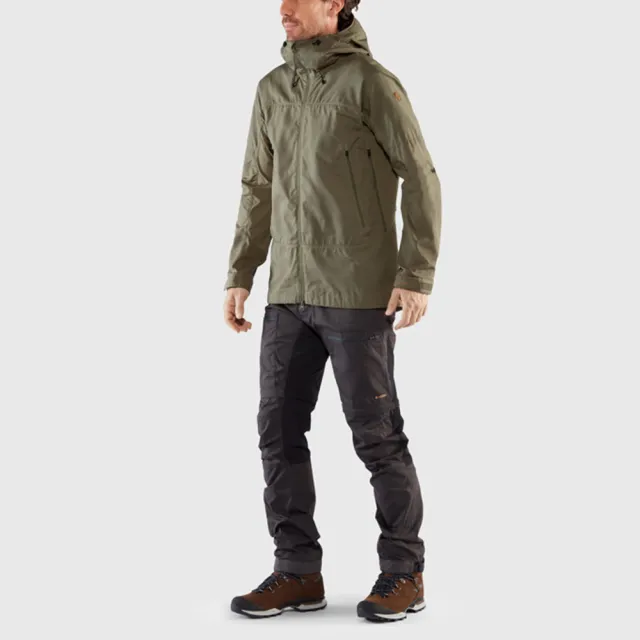 【Fjallraven】Abisko Lite Trekking 耐磨夾克(FR86132-030-550男深灰/黑 FR86132-622淺橄欖)