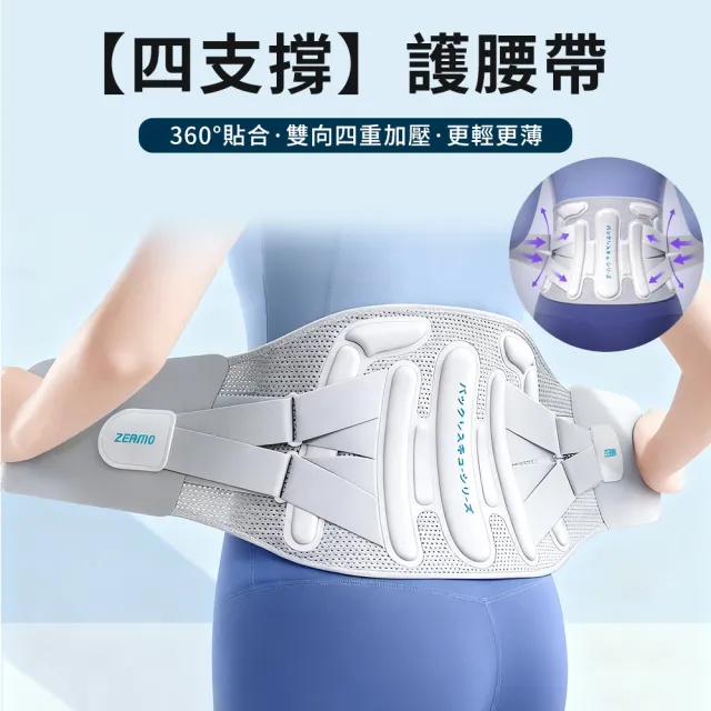 【Cube】全新四支撐護腰帶 健身運動束腰 固定腰托 腰部支撐 隱形腰帶 收復帶 束腰帶 腰托 腰部保護