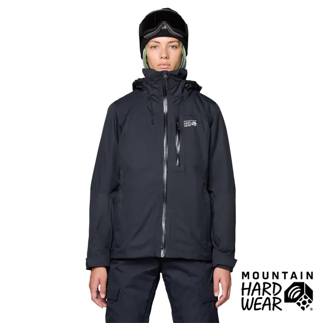 【Mountain Hardwear】Firefall™ Trifecta Jacket  兩件式防水化纖連帽外套 女款 黑色 #2134751