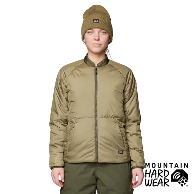 【Mountain Hardwear】Firefall™ Trifecta Jacket  兩件式防水化纖連帽外套 女款 深松綠/滑坡青 #2134751