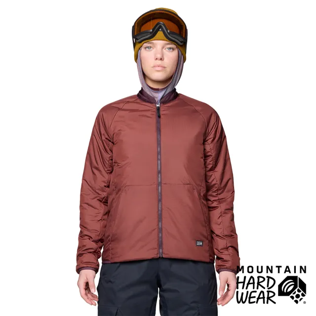 【Mountain Hardwear】Firefall™ Trifecta Jacket  兩件式防水化纖連帽外套 女款 黑莓紫 #2134751