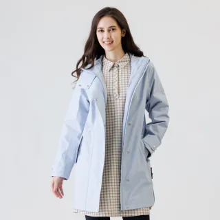 【TRAVELER 旅行者】女款Gore-Tex單件式防水外套｜252TR108(GORE TEX/防水外套/可銜拉/中長版)