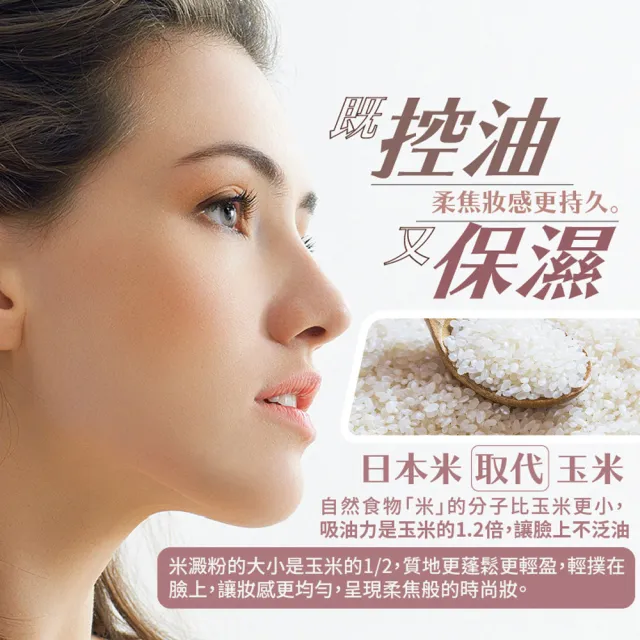 【古寶無患子】2盒入 控油透亮米蜜粉10g(柔焦毛孔/持妝控油/定妝/細緻粉體/透明色)