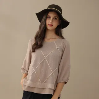 YASA 柔光雲紗層次造型上衣