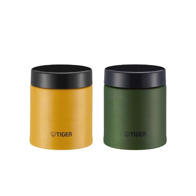【TIGER 虎牌】旋蓋雙層不鏽鋼真空保溫食物罐 500ml(MCJ-K050 輕量保溫杯)