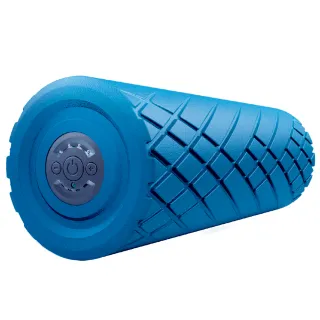 【德國 medisana】震動按摩滾筒 標準版 藍(瑜珈滾筒/健身滾筒/瑜珈柱/振動/深層按摩/復健科醫師推薦)