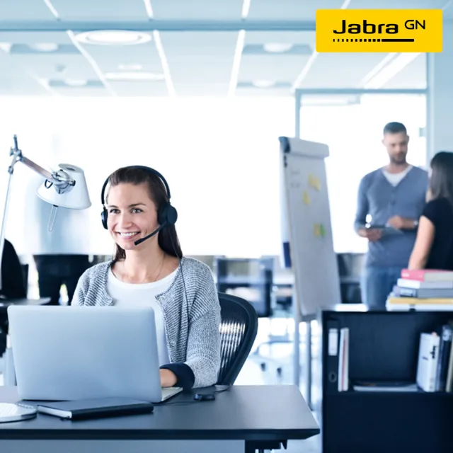 【Jabra】官方直營 Evolve 20 商務耳機麥克風(Mono 頭戴式立體聲耳機麥克風)