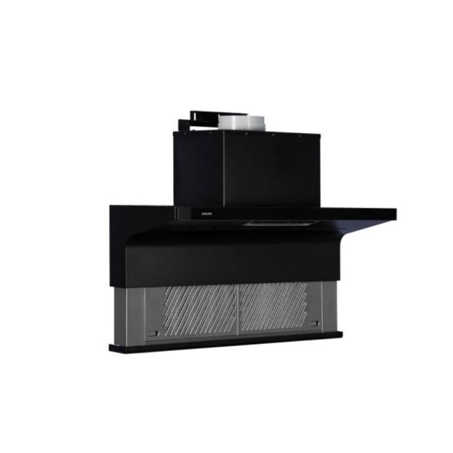 【SAKURA 櫻花】90公分近吸式半隱藏式升降款排油煙機 抽油煙機(R7352AXL基本安裝)