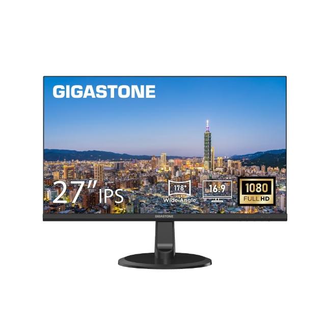 【GIGASTONE 立達】LM-27FF51 27吋 IPS 100Hz FHD極窄邊框電腦螢幕(護眼/HDMI/雙喇叭/低藍光/零閃屏)