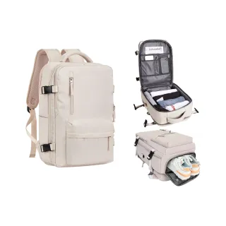 【舒而嘉】大容量多功能防潑水包 後背包 防水包  旅行背包 旅行包 輕量 廉航 登機包 行李箱背包